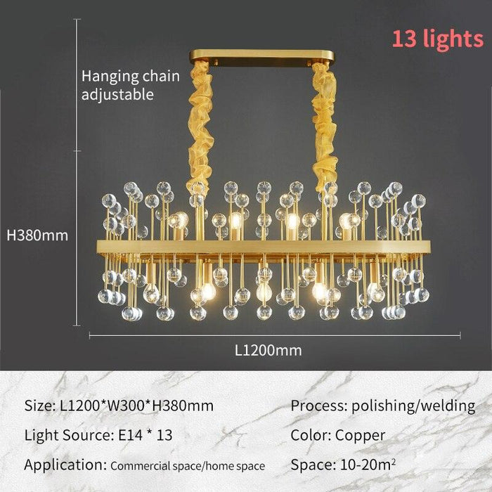 Modern Style Golden Lollipop Chandelier N READY - DWHOME