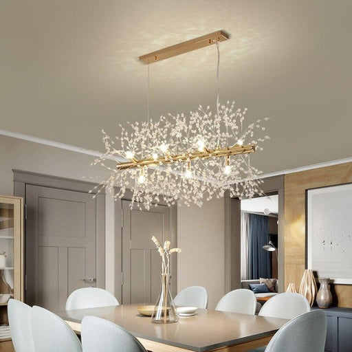Modern Style Frosted Flower Chandelier-DWHOME