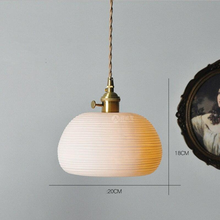 Nordic Style Ceramic Hanging Pendant Light - DWHOME