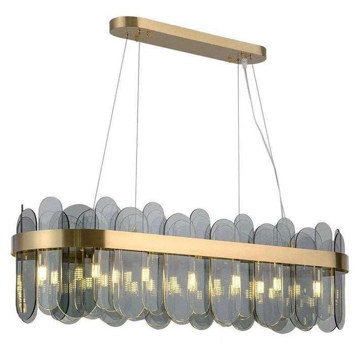 Chandelier en éclats ovales de style moderne - DWHOME