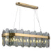 Chandelier en éclats ovales de style moderne - DWHOME