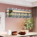Chandelier en éclats ovales style moderne - DWHOME