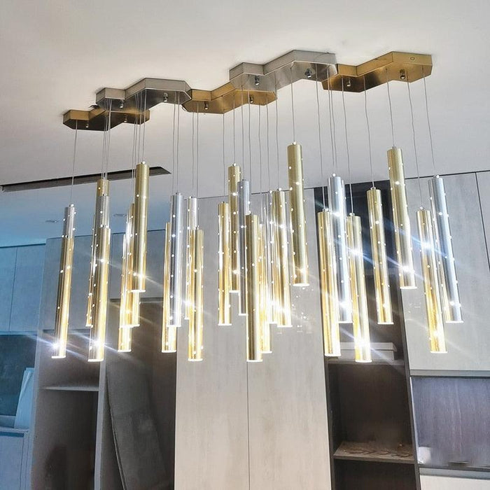 Modern Style Bars of Light Chandelier - DWHOME