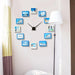 Photo Frames DIY Wall Clock - DWHOME