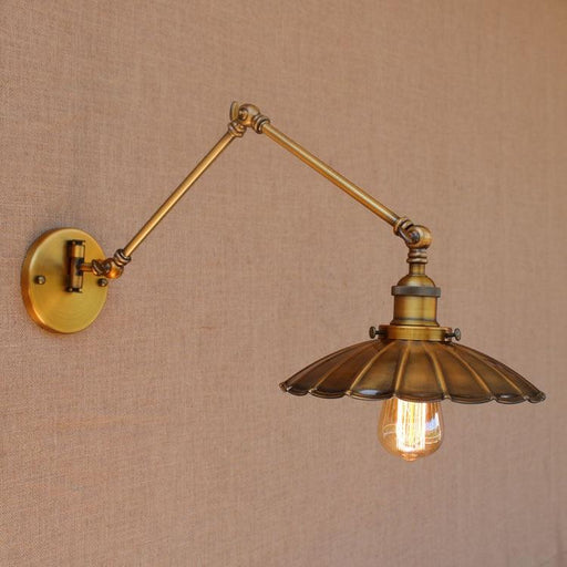 Rustic Style Vintage Long Arm Wall Light - DWHOME