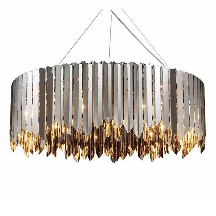 Legance Stainless Steel Chandelier, Chrome - DWHOME