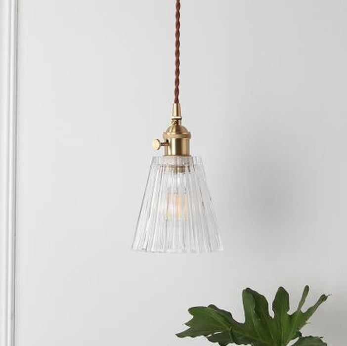 Luminaire suspendu vintage en cuivre au style nordique N READY-DWHOME