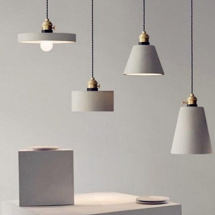 Vintage Style Cemented Pendant Light-DWHOME