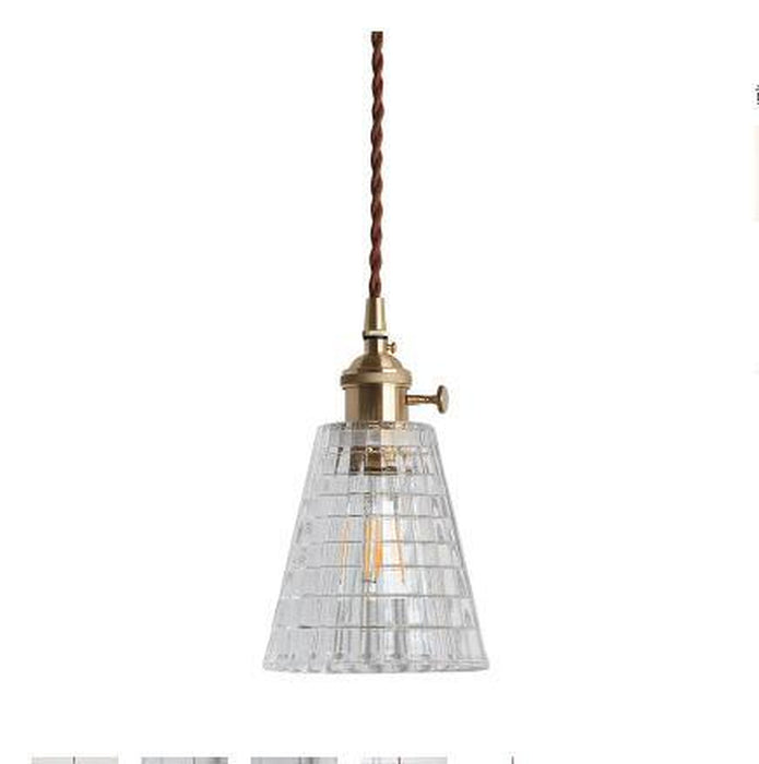 Lampe suspendue vintage en cuivre style nordique N READY-DWHOME