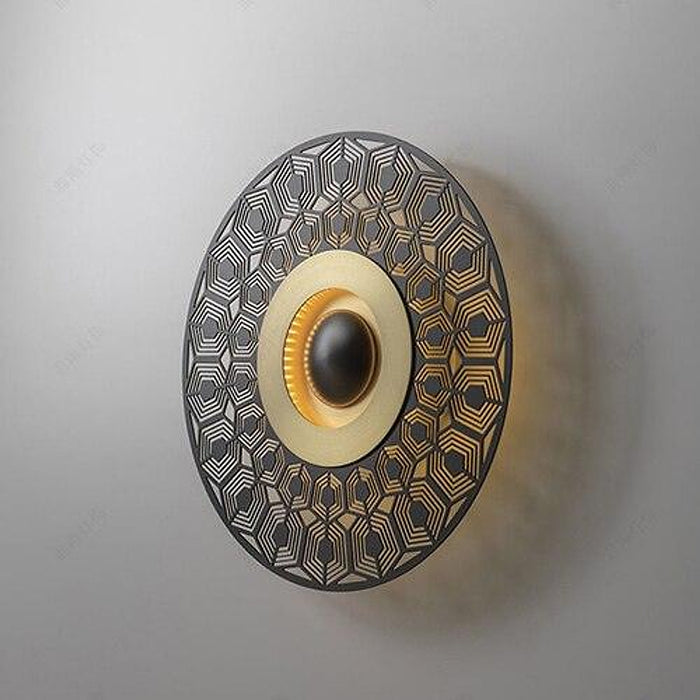 Modern Disc Wall Sconce-DWHOME