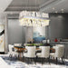 Calvi Crystal Rectangular Chandelier - DWHOME