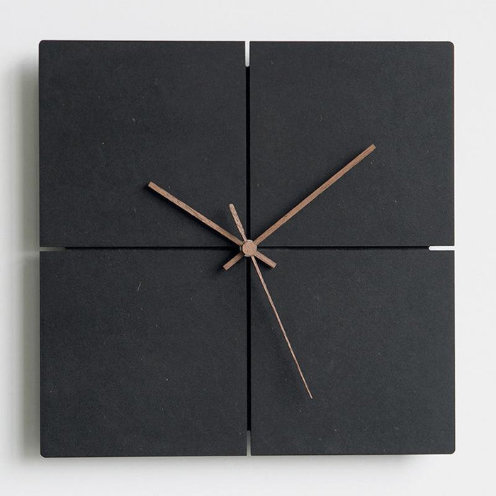 Nordic Style Black Wall Clock - DWHOME