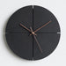 Nordic Style Black Wall Clock - DWHOME