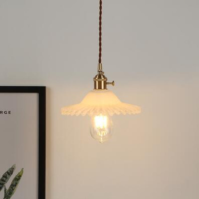 Lampe pendante vintage style nordique en cuivre N READY-DWHOME