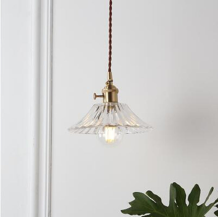 Lampe suspendue vintage en cuivre style nordique N READY-DWHOME