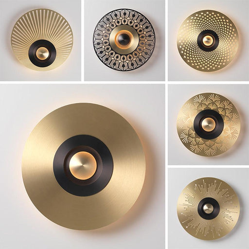 Modern Disc Wall Sconce-DWHOME