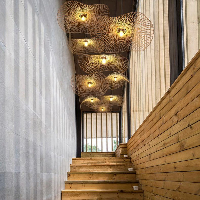 Wavy Strawhat Pendant Lights - DWHOME