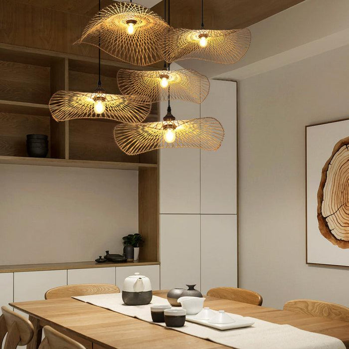 Wavy Strawhat Pendant Lights - DWHOME