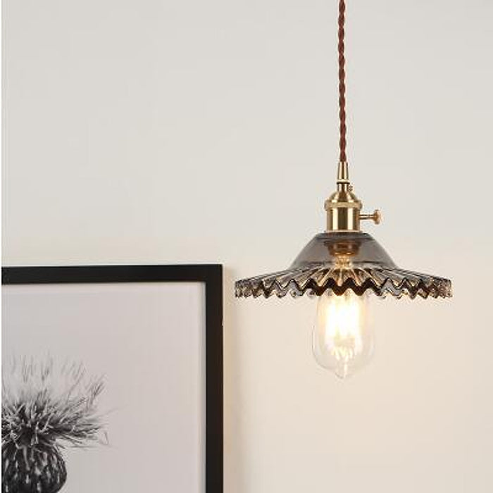 Lampe suspendue vintage en cuivre style nordique N READY-DWHOME