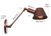 Rustic Style Angled Wall Light - DWHOME