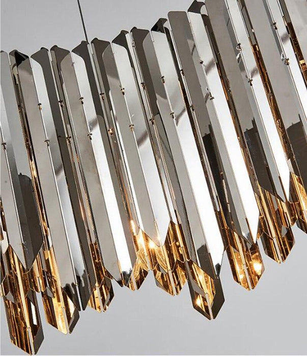 Legance Stainless Steel Chandelier, Chrome - DWHOME