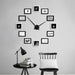 Photo Frames DIY Wall Clock - DWHOME