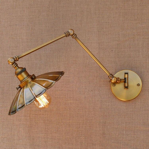 Rustic Style Vintage Long Arm Wall Light - DWHOME
