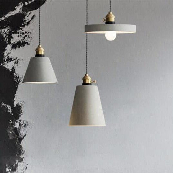 Vintage Style Cemented Pendant Light-DWHOME