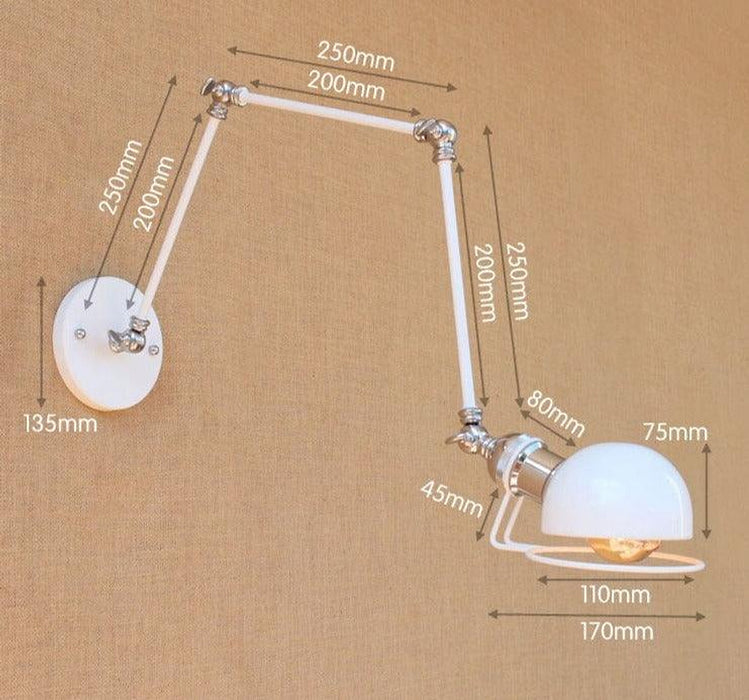 Retro Style Mechanical Gold Wall Light N READY-DWHOME
