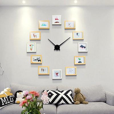 Photo Frames DIY Wall Clock - DWHOME