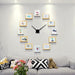 Photo Frames DIY Wall Clock - DWHOME