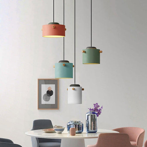 Wooden Bucket Pendant Lights - DWHOME