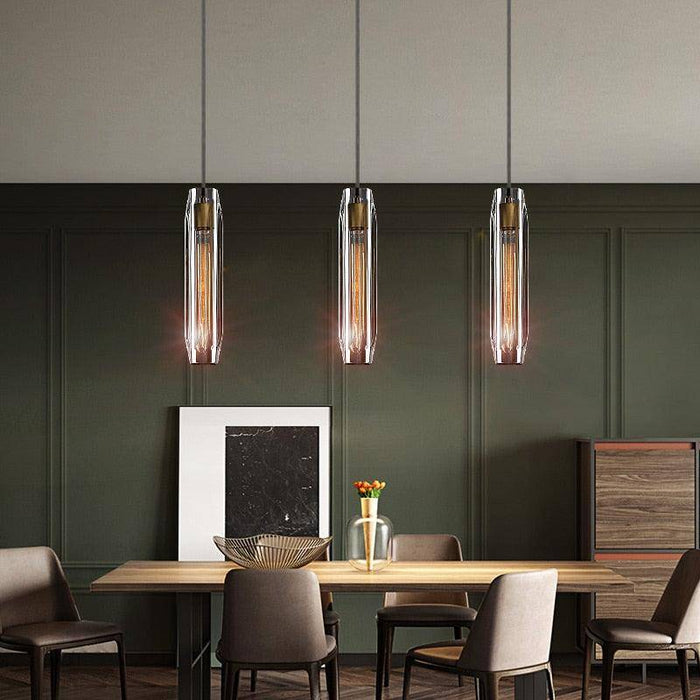 Nordic Style Transparent Torch Pendant Light-DWHOME