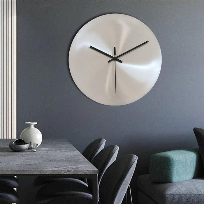 Polished Metal Wall Clock - DWHOME