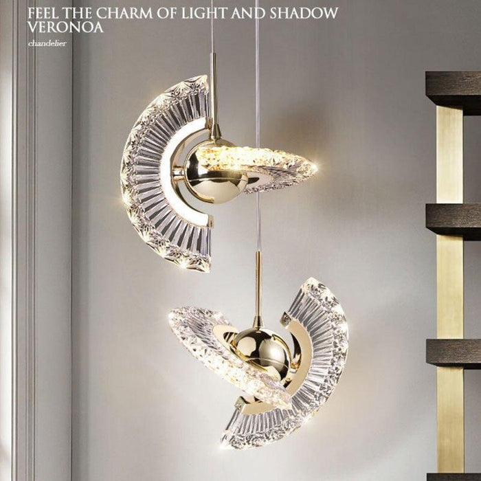 Luxury Nordic Rotatable Roulette Pendant Light - DWHOME