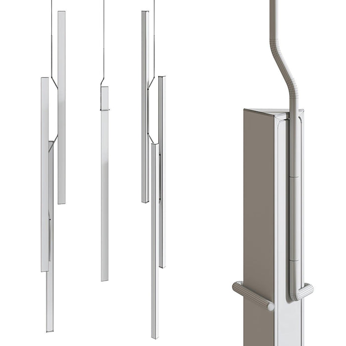Halo Jewel Straight Pendant Light-DWHOME