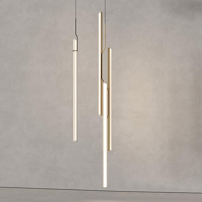 Halo Jewel Straight Pendant Light-DWHOME