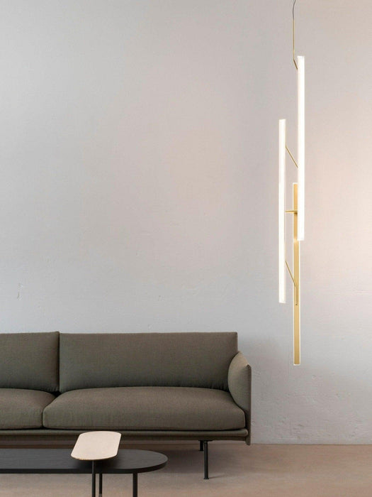 Halo Jewel Straight Pendant Light-DWHOME