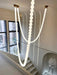 Halti Necklace Acrylic Chandelier - Vakkerlight