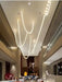 Halti Necklace Acrylic Chandelier - Vakkerlight