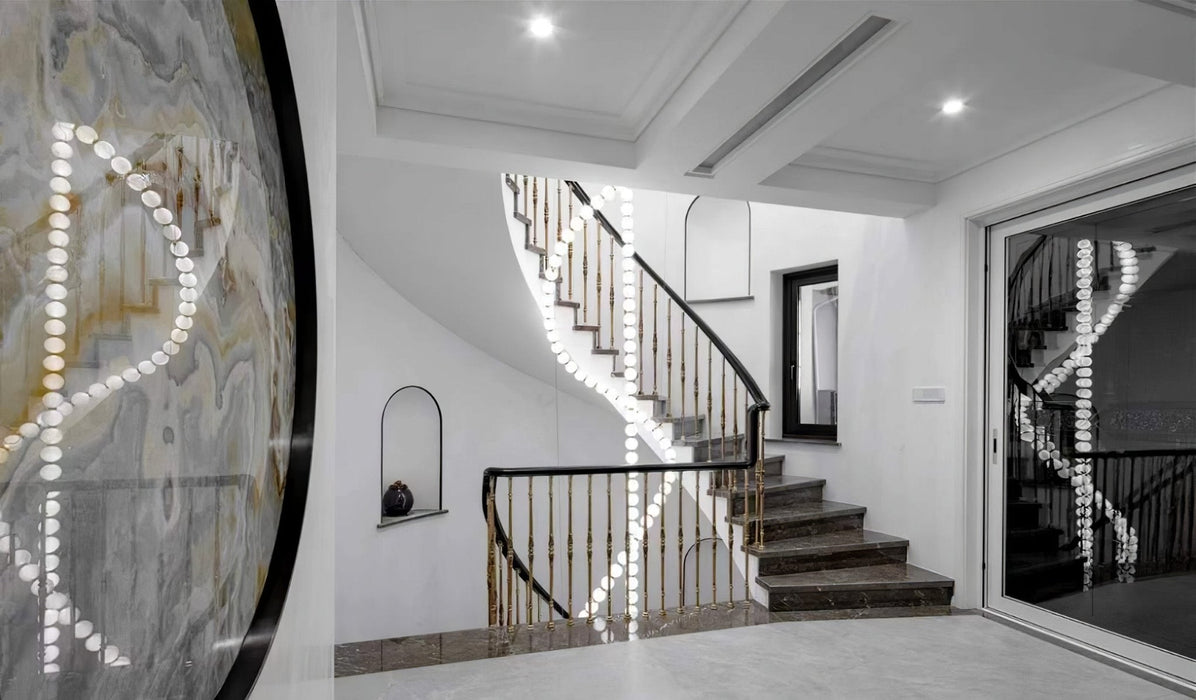 Halti Necklace Acrylic Chandelier - Vakkerlight