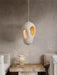 Hand-Built White Pendant Lamp-DWHOME