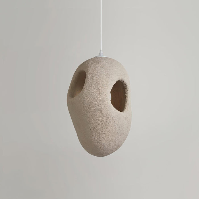 Hand-Built White Pendant Lamp-DWHOME