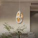 Hand-Built White Pendant Lamp-DWHOME