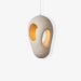 Hand-Built White Pendant Lamp-DWHOME