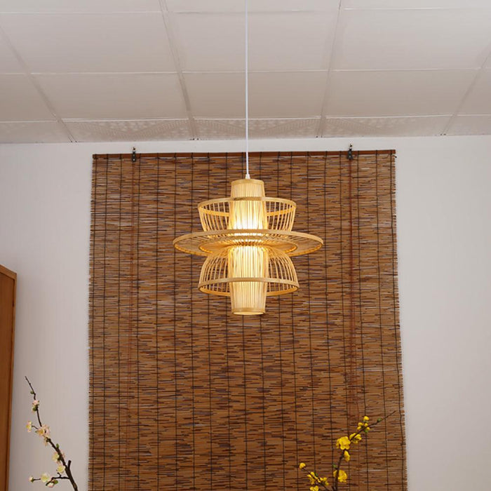 Handmade Sigyn Bamboo Pendant Lamp-DWHOME