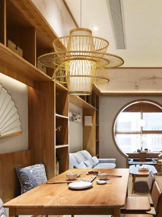 Handmade Sigyn Bamboo Pendant Lamp-DWHOME