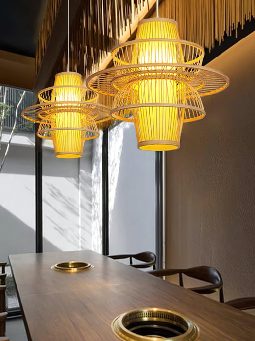 Handmade Sigyn Bamboo Pendant Lamp-DWHOME