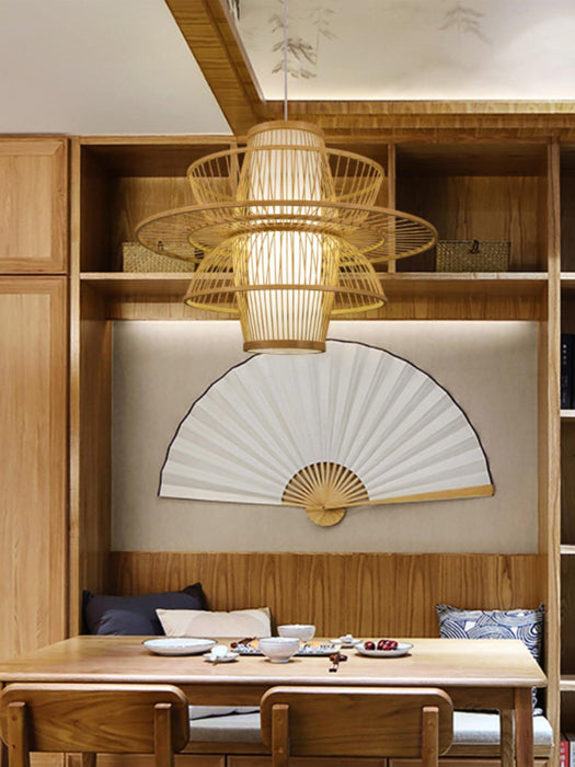 Handmade Sigyn Bamboo Pendant Lamp-DWHOME