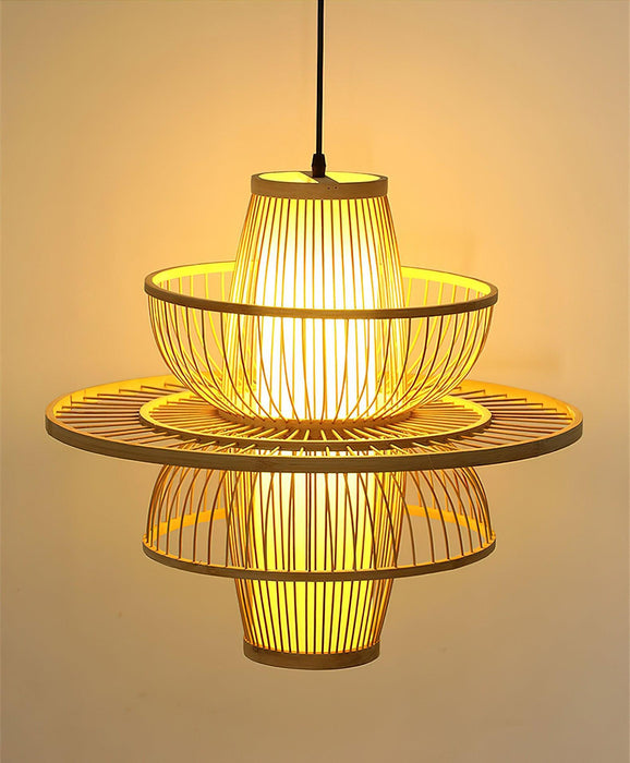 Handmade Sigyn Bamboo Pendant Lamp-DWHOME